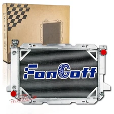4 ROW ALUMINUM RADIATOR Fit 1985-1997 FORD F150 F250 F350 BRONCO 5.0L 5.8L 7.5L
