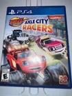 Blaze and the Monster Machines Axle City Racers for Playstation 4! used, working
