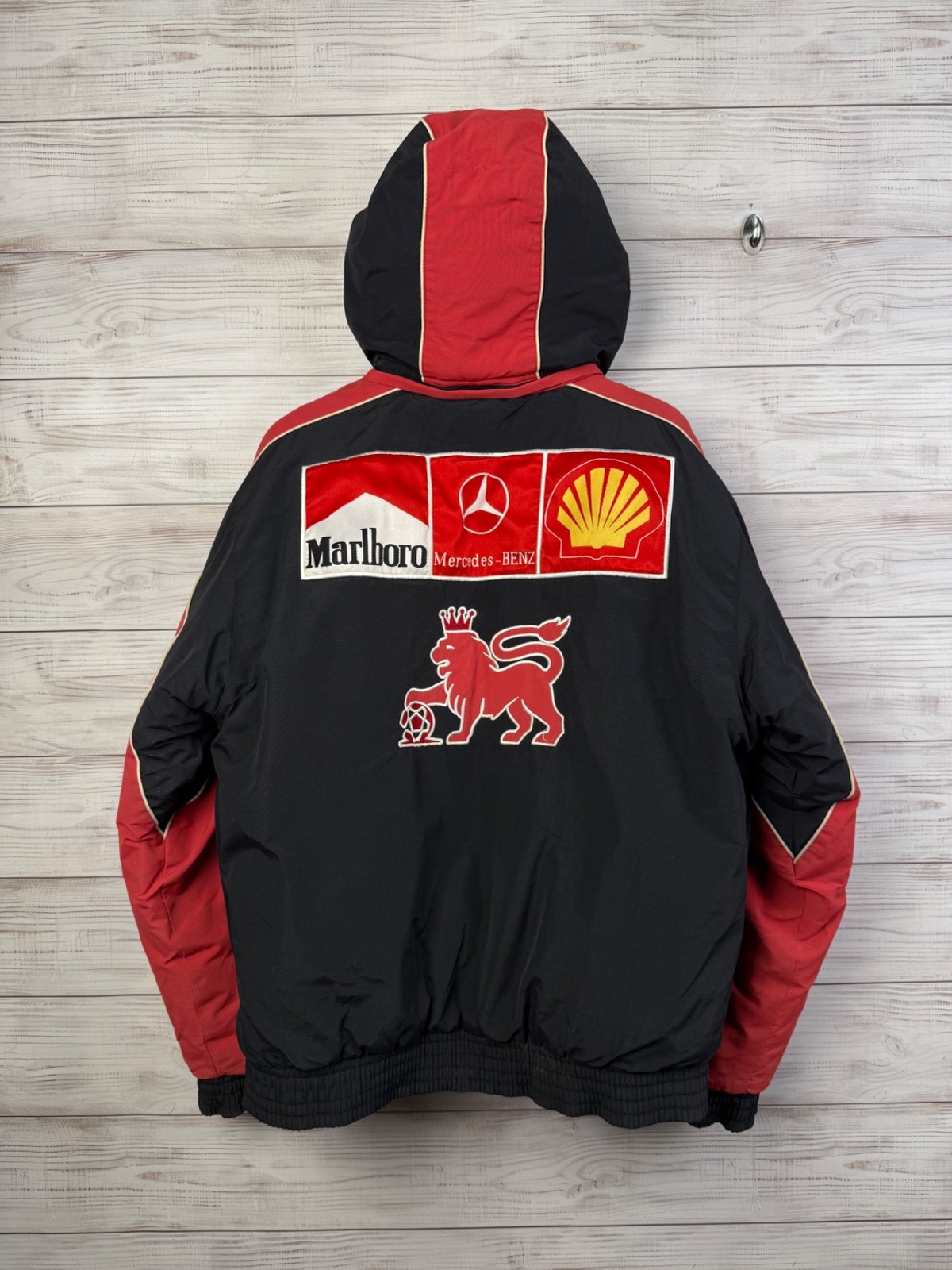 Rare Vintage Racing Jacket Mercedes-Benz Marlboro Shell Red Bull image 2