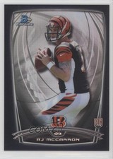 2014 Bowman Chrome Black Refractor /299 AJ McCarron #145 0a2