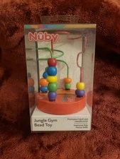 New In Box Nuby Jungle Gym Bead Baby Learning Toy 