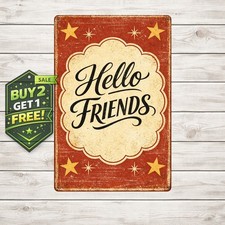 Happy 4th of July Independence Day Chic Metal Sign 8x12 Patriotic Plaque