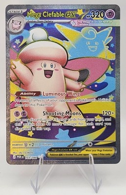 Pokemon Mega Clefable ex 103/088 Me03: Perfect Order Holo Full Art