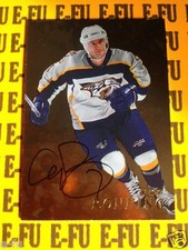 1998-99 BAP Hockey CLIFF RONNING Autograph Gold Nashville Predators Auto #226
