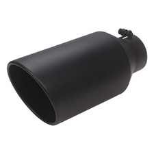 Inlet 4 Outlet 7 15 Long Stainless Steel Rolled Edge Exhaust Tip Diesel