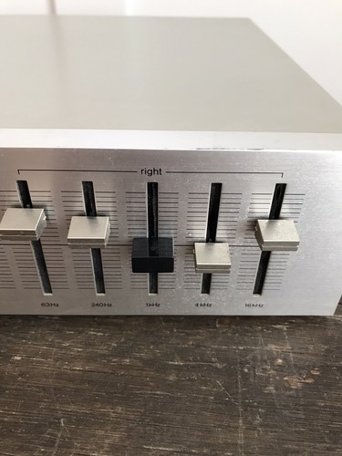 Vintage Technics SH-8015 5 Band Graphic EQ/Equalizer Component Made in Japan !! - Picture 5 of 8