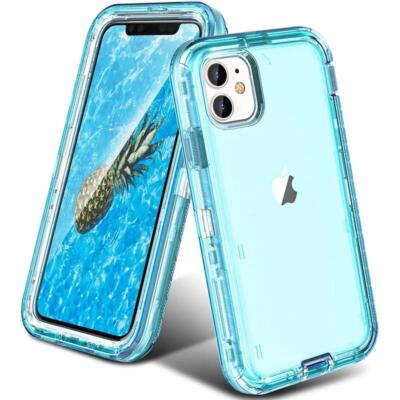 Clear Heavy Duty Shockproof Case Fr iPhone 17 17e 16 Pro Max 15 14 13 12 Cover