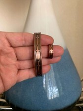 Easter Gift Copper Magnetic Bracelet Ring Set Women Men Balance Energy Joy RX