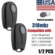 For Linear MegaCode Block Coded Key Ring Transmitter 1-Channel (ACT-31B) - US