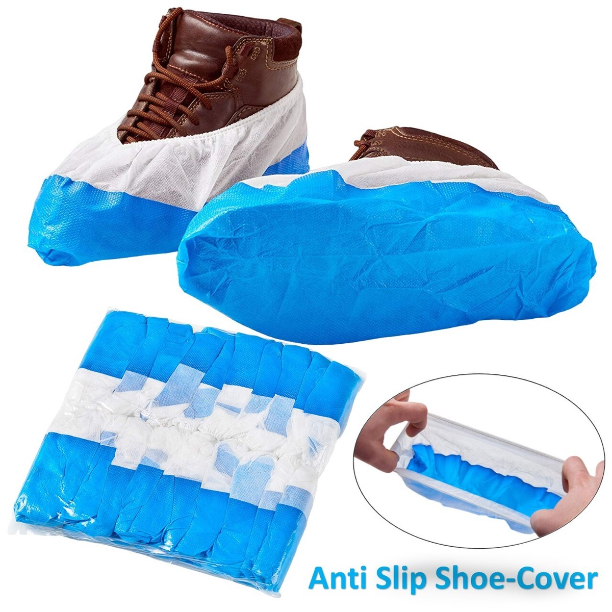 Anti-Slip Overshoe Shoe Cover Protector Disposable Boot Cover