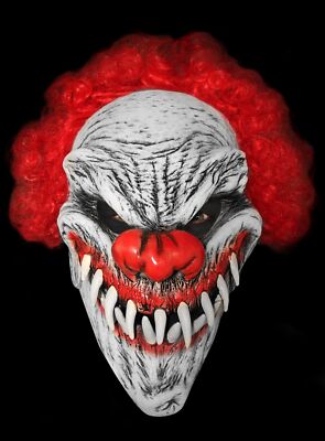 Fressclown - Fiese Horrormaske mit beweglichem Maul