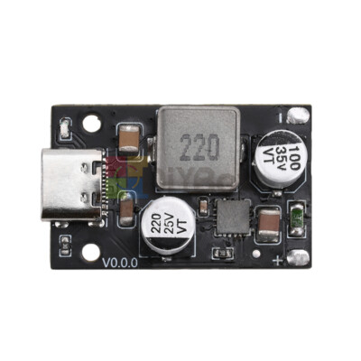 Type-C DC8~30V PD65W Fast Charging Module Step-Down Support PD3.1 QC3.0 SCP DIY