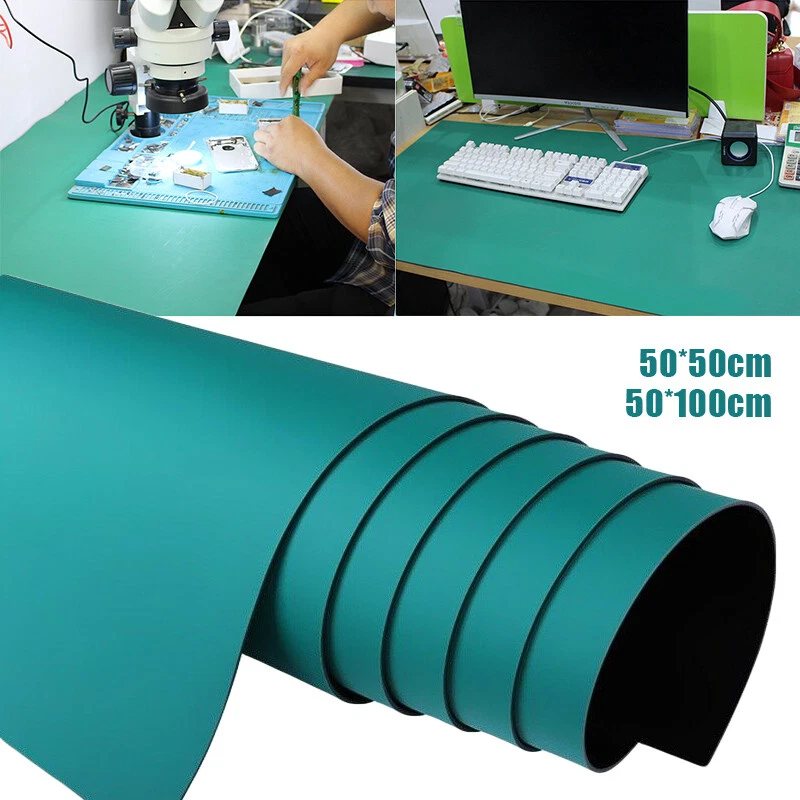 Home Anti Static Non-slip Neoprene Silicone Rubber Table Bench Work Mat  Sheet