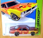 Hot Wheels '71 Dodge Demon [ERROR Gold rim rear wheels]- New/Sealed/Rare [E-808]