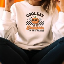 Coolest Pumpkin, Halloween Sweatshirt, Fall Sweatshirt, Trick or Treat Crewneck