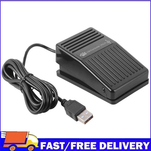 USB Foot Pedal Control Switch PC Game Pad  Reusable for PC Computer Games