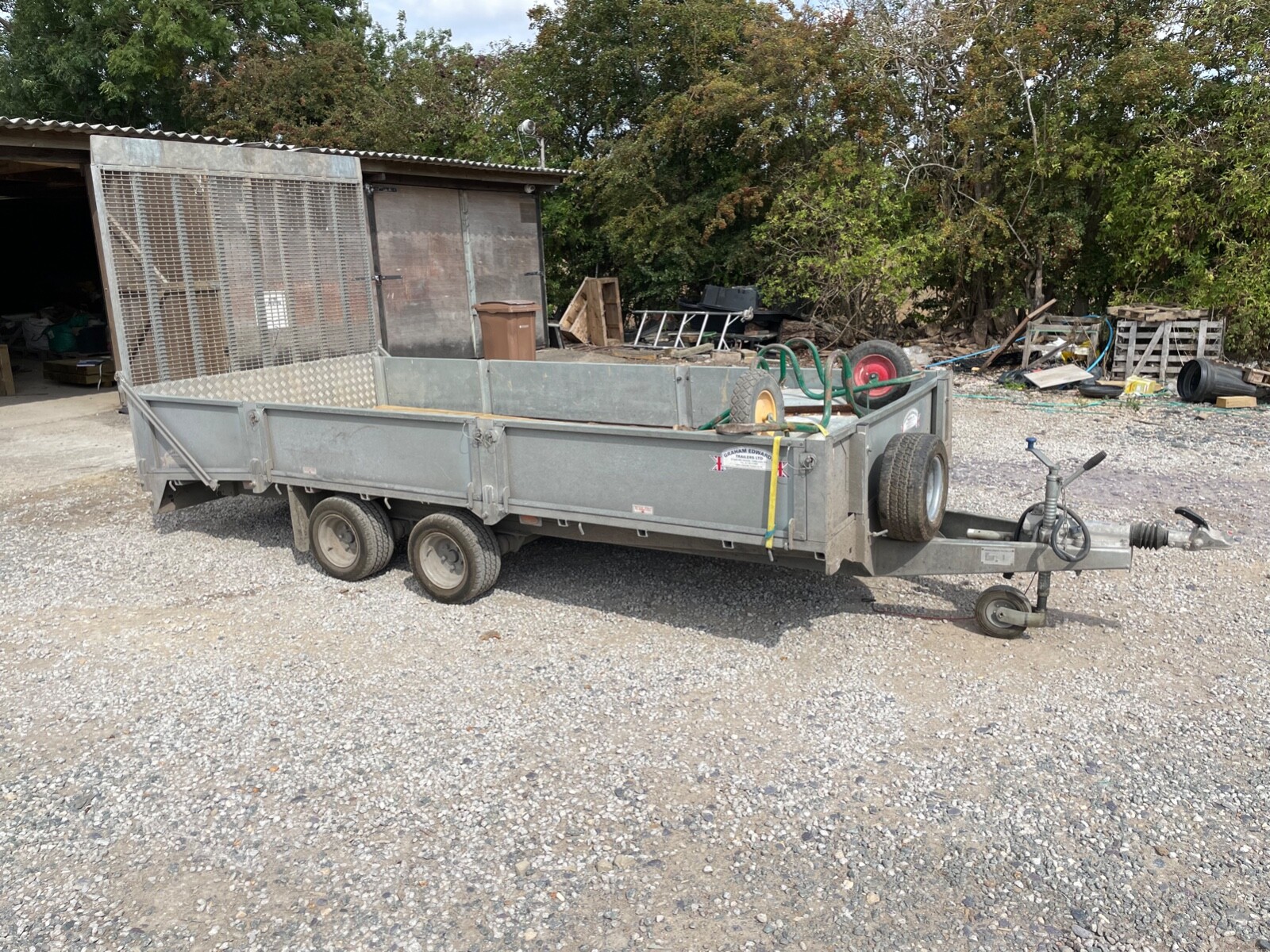 large twin axle trailer for sale used eBay