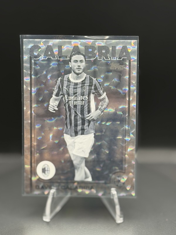 2024-25 Topps UEFA Club Competitions Davide Calabria Silver Foil SP  70/150