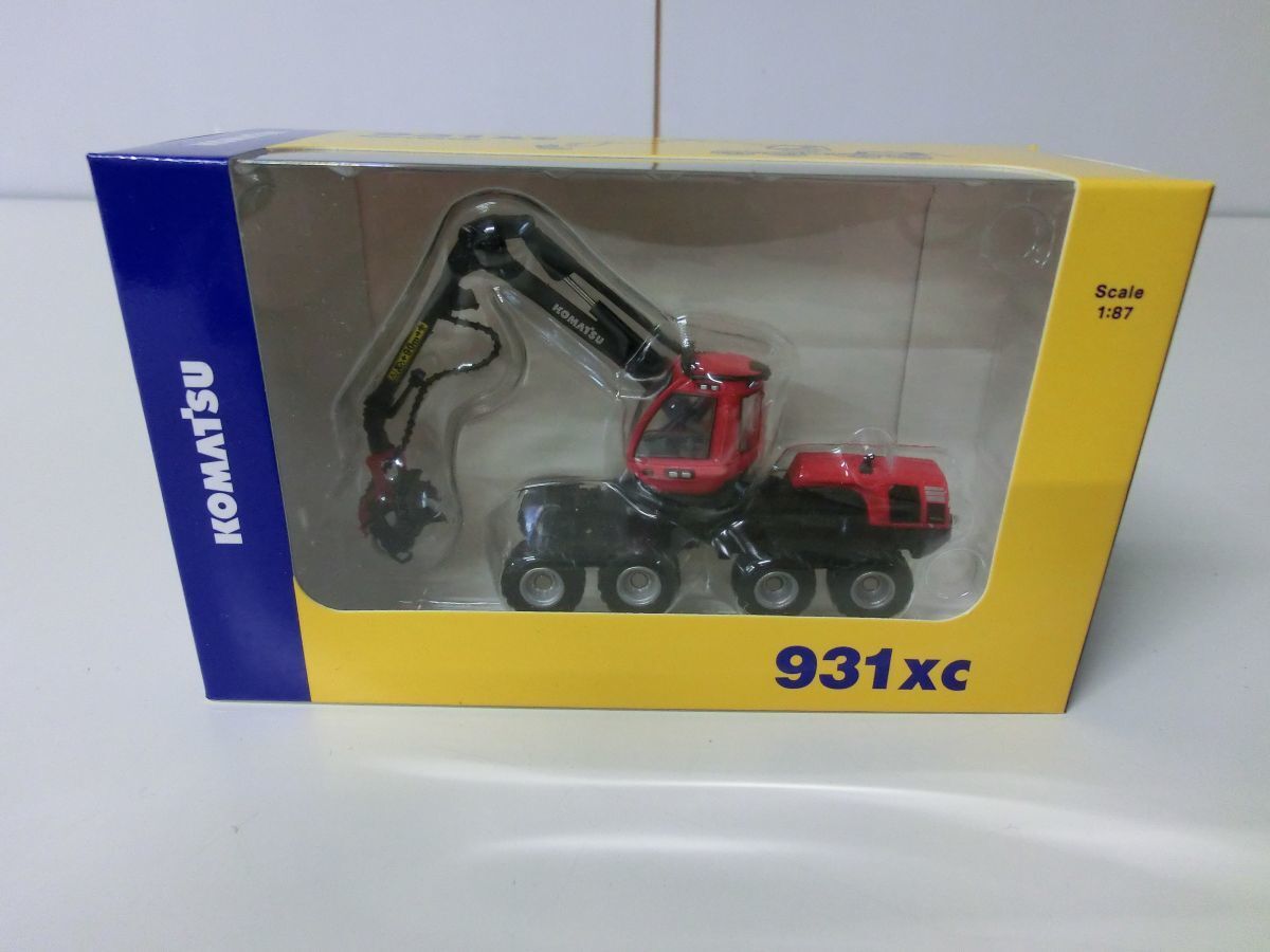 Komatsu 931XC Harvester Diecast Model - 1:87 Scale Official Japan