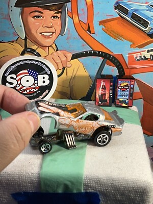 Hot Wheels 1977 Pontiac Firebird Funny Car Dragster T Rex Silver