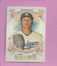 2021 Topps Allen & Ginter #171 Victor Gonzalez RC Los Angeles Dodgers