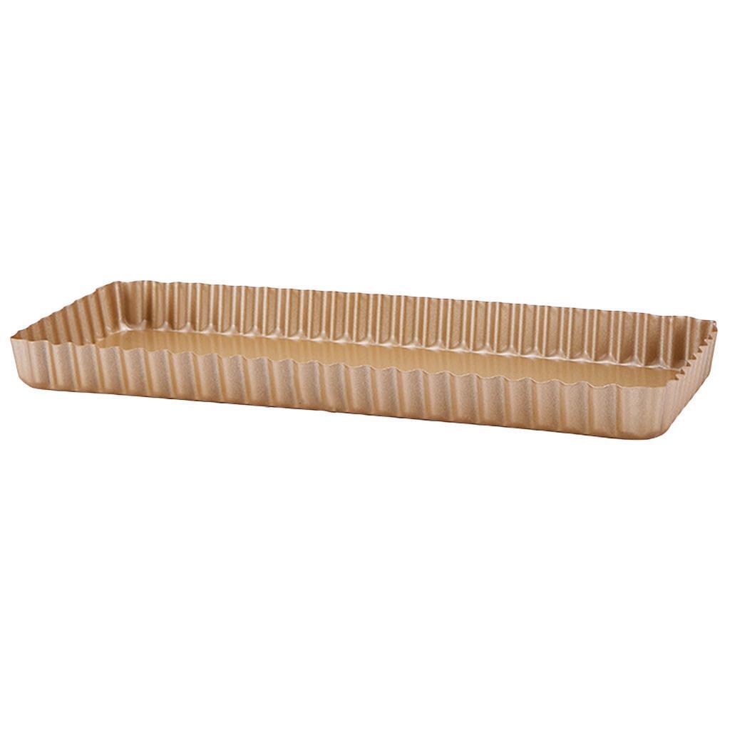 Tartlet Rectangular Nonstick Rectangular 14 Inch Metal Tartlet | Grelly UK