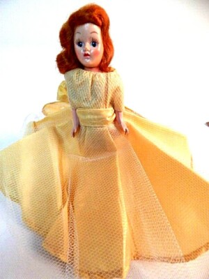 Vintage 1950s Mid Century Maid Of Honor Bridesmaid Doll Redhead Hair Yellow Gown | eBay Vintage 1950s Mid Century Maid Of Honor Bridesmaid Doll Redhead Hair Yellow Gown | eBay