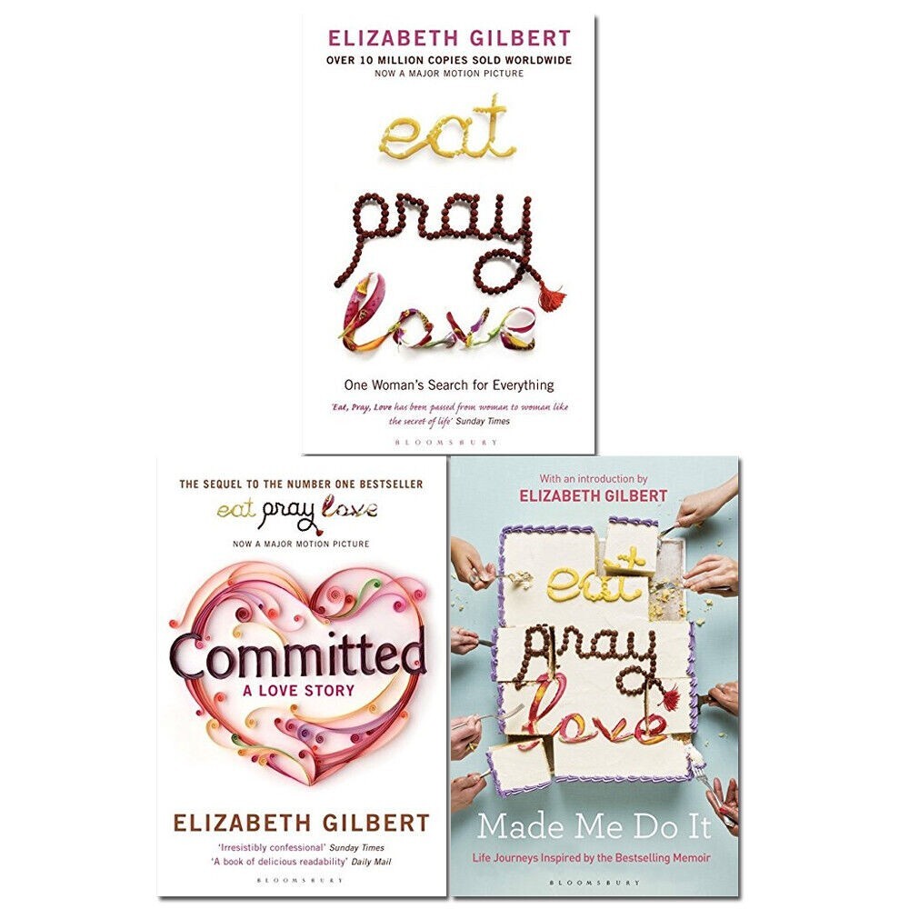 Elizabeth Gilbert collection 3 Books Set Committed A Love Story & Eat, Pray,Love
