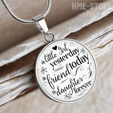  To My Daughter Necklace Little Girl My Friend Forever Jewelry Gift For Daughter