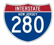 Interstate 280 Sticker R2094 New Jersey Highway Sign Road Sign
