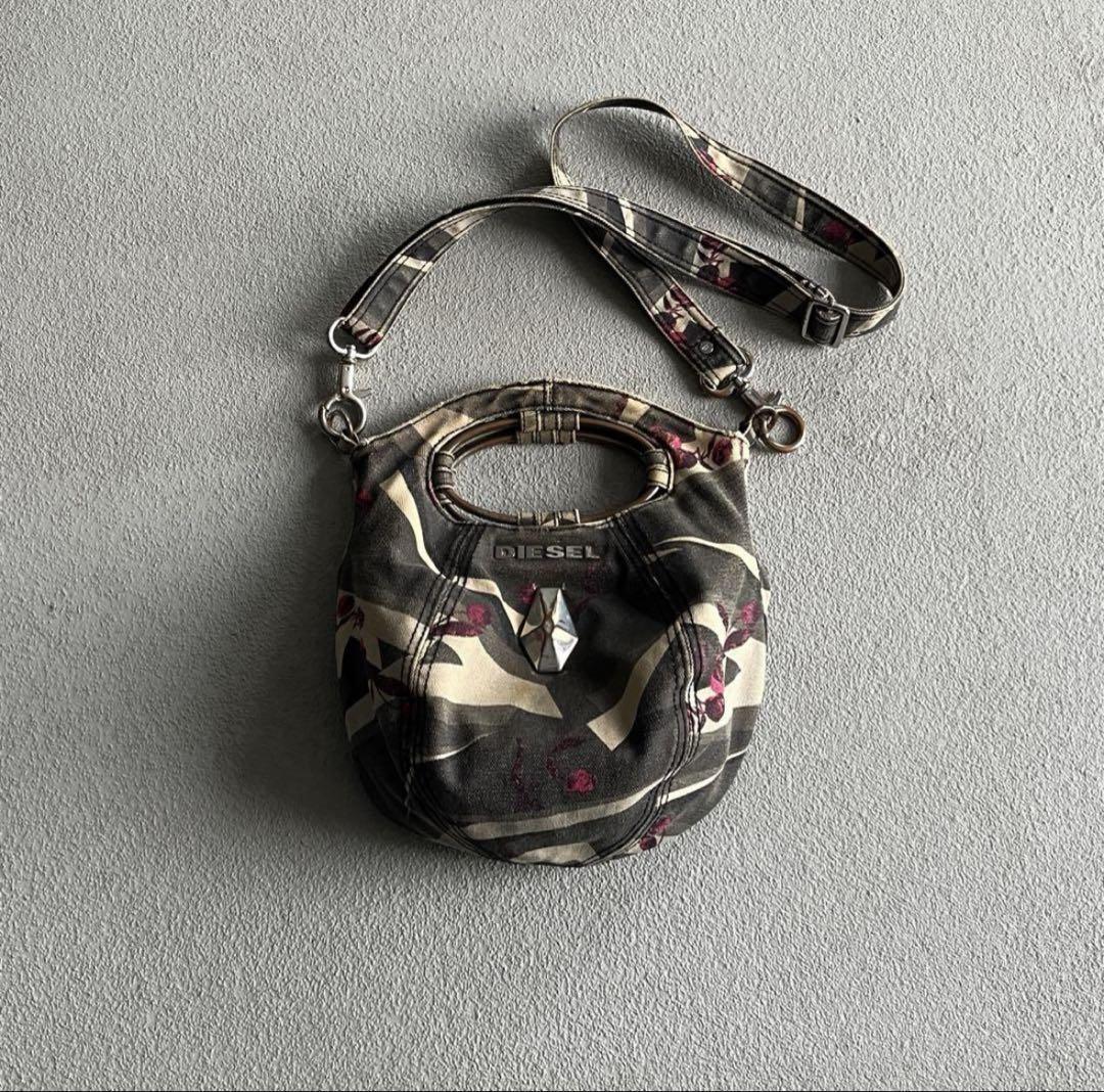 Diesel Men 1990s Archive Bag Military Shoulder Bag Luxury Diesel Men 1990s Archive Bag Military Shoulder Bag Luxury