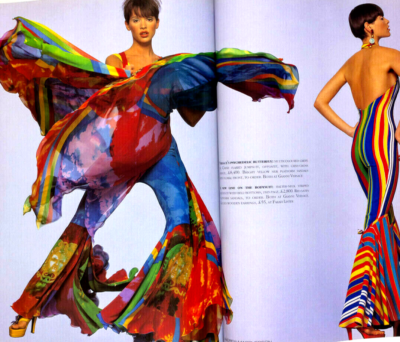 KATE MOSS 1st Vogue magazine CORINNE DAY March 1993 Galliano