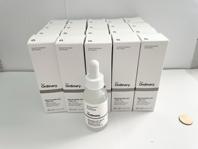 20 Lot The Ordinary Niacinamide 10% + Zinc 1% Serum - 1oz 30mL