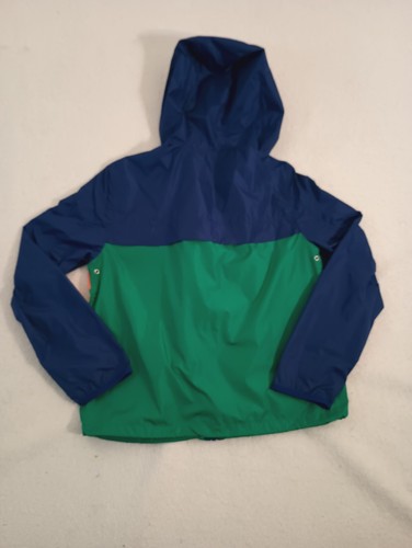 New! Boys Polo Hooded Windbreaker, Large (14-16) Blue Green, Full Zip ($98 MSRP) - Picture 8 of 12