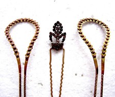 ANTIQUE HAIR COMB OR HAIR PIN SET INCLUDES US TARIFFS
