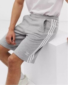 Sweat Shorts adidas Originals 3-Stripe Short melange gray (DH5803) – Queens  💚