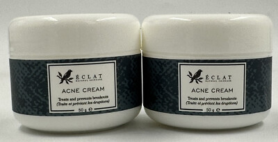 2x Eclat Akne Flecken Behandlung für Gesicht - Pickel + Akne Creme 50g