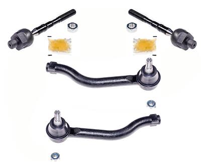 Front Left & Right Inner Outer Tie Rods Fits 2014 2015 2016 2017 Infiniti QX70