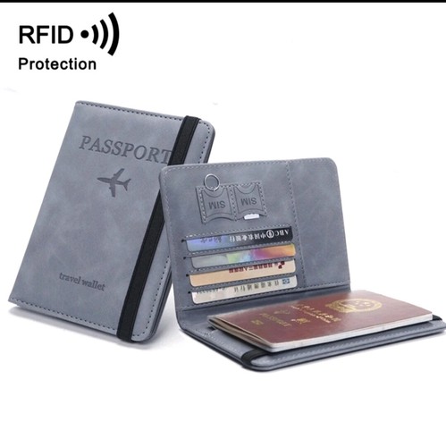 Men's Women's Passport Wallet LICEY Travel Essentials RFID blocking Card Holder - Picture 6 of 18