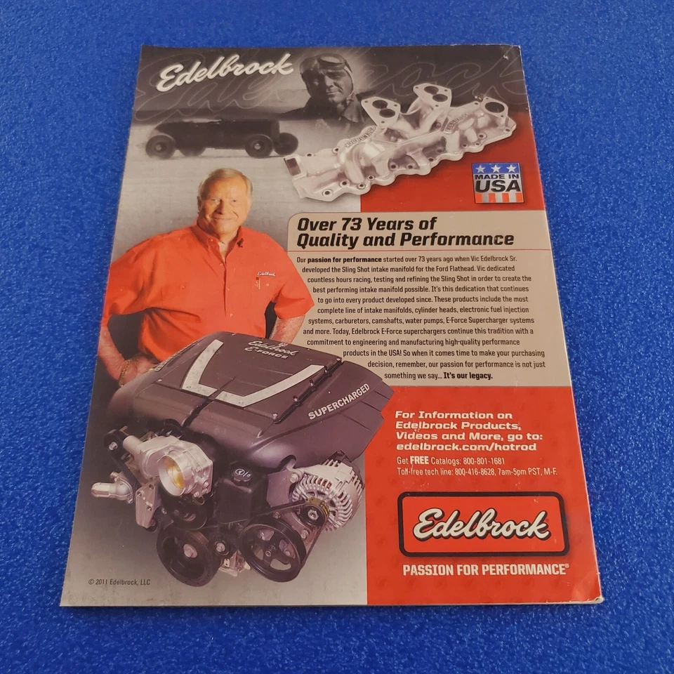 HOT ROD: HOW TO BUILD YOUR CAR FOR STREET STRIP '54 VETTE WITH ZR1 GUTS JAN 2012 - Image 4 of 4