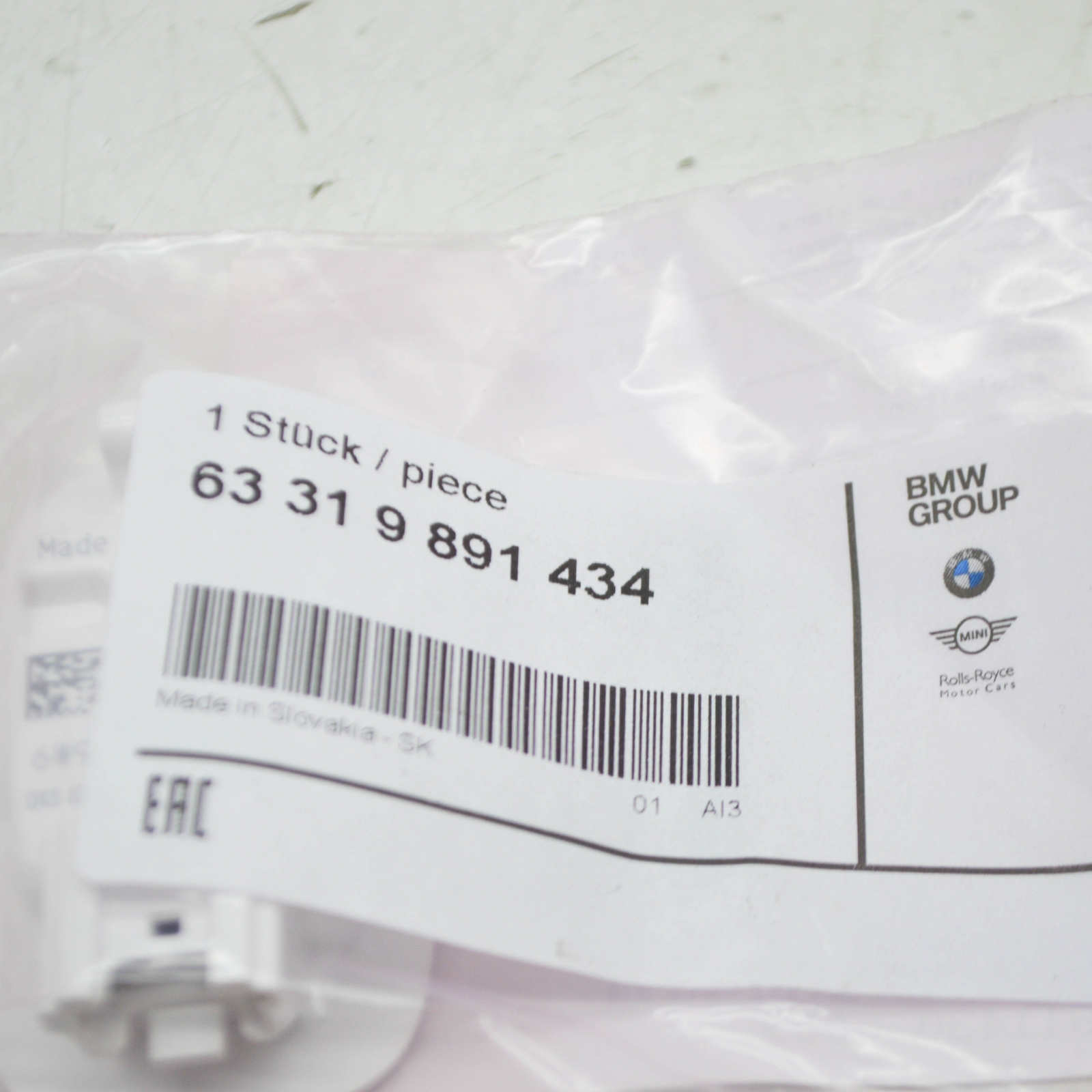 OEM BMW 3 G20 Rear Door Entrance Lamp 63319891434 9891434 Genuine 