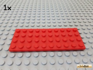 Lego 1Stk Plate Basic 4x10 Red 3030 | eBay