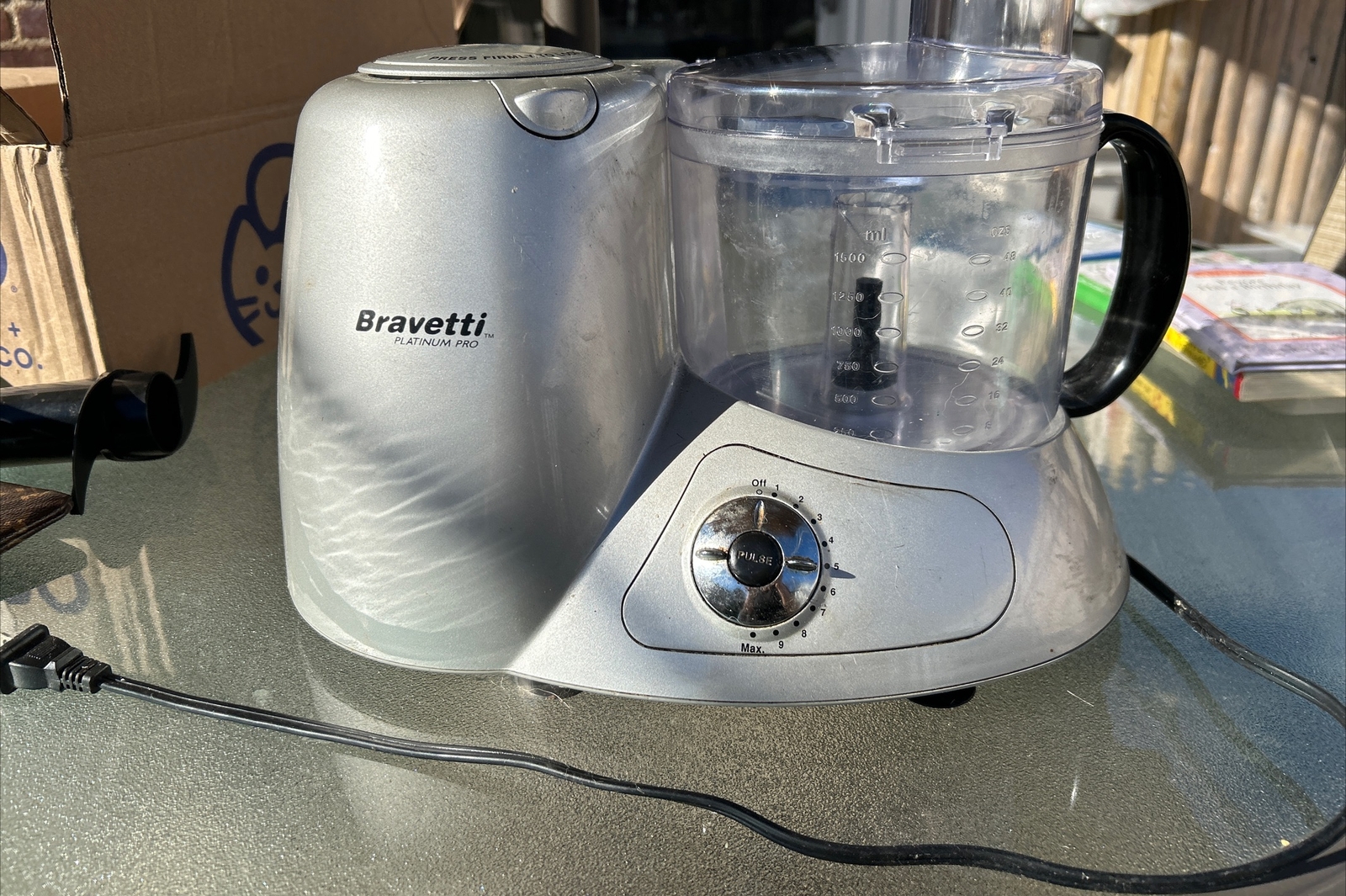 Bravetti Platinum Pro BP101H3 Food Processor Base And Bowl With Lid eBay