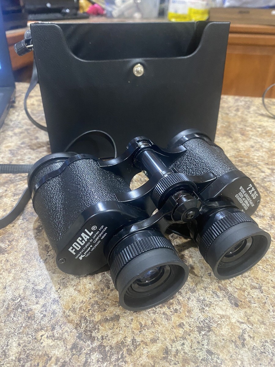 Vintage Focal Kmart 7x35 Wide Angle Field 10 Binoculars 525 ft at