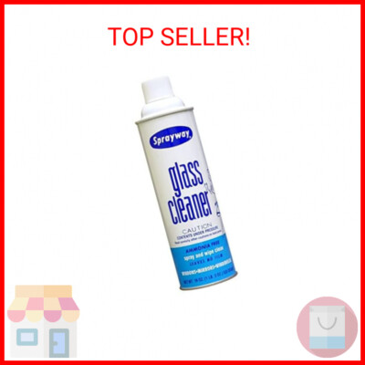 Sprayway Glass Cleaner Aerosol Spray, 19 oz (Packaging May Vary)