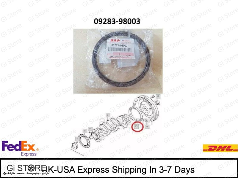 Oil Seal Crank/Flywheel Fits 09-13 Suzuki Grand Vitara Kizashi 2.4
