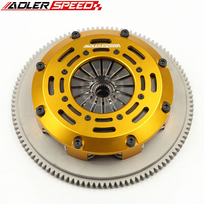 RACING CLUTCH TWIN DISC KIT FOR 90-92 ECLIPSE TALON GST TSI 2.0L FWD STANDARD WT