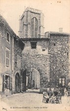 CPA 42 SURY LE COMTAL / PORTE DE VILLE