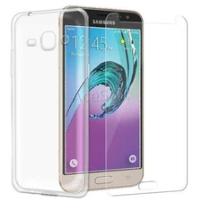 TPU Case + Screen Protector for Samsung Galaxy Express Prime LTE J320A Cellphone