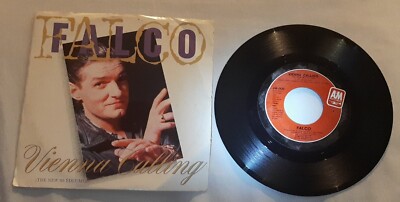 Falco 45 Vienna Calling / Tango the Night A&M AM-2832 ex+ with picture sleeve